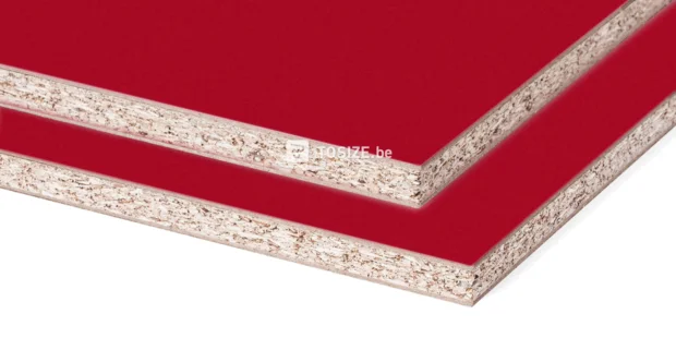 Furniture Board superPan 2AU S3 Rojo Pomp 18 mm