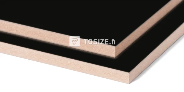 MDF Black Matt Melamine 18 mm