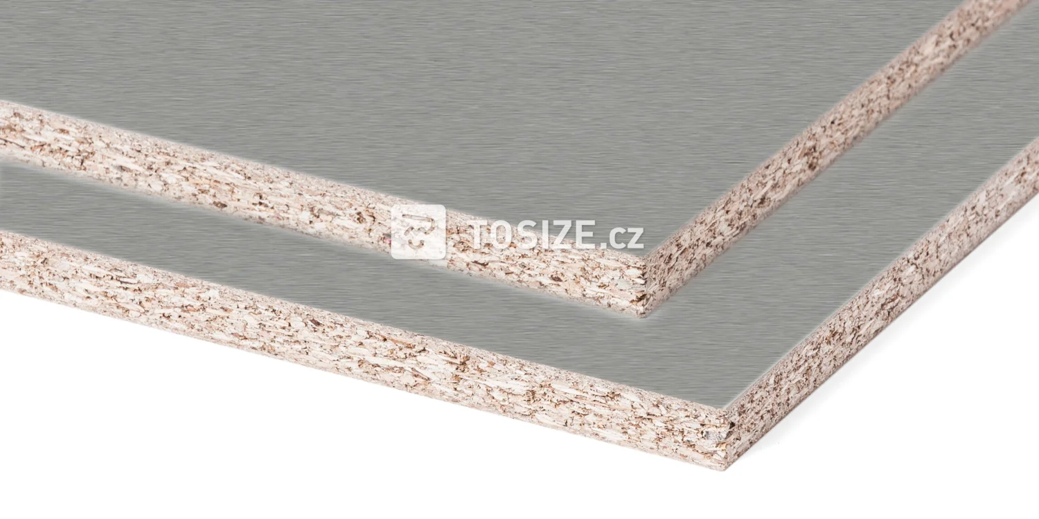 Furniture Board Chipboard F76112 SM Inox grey