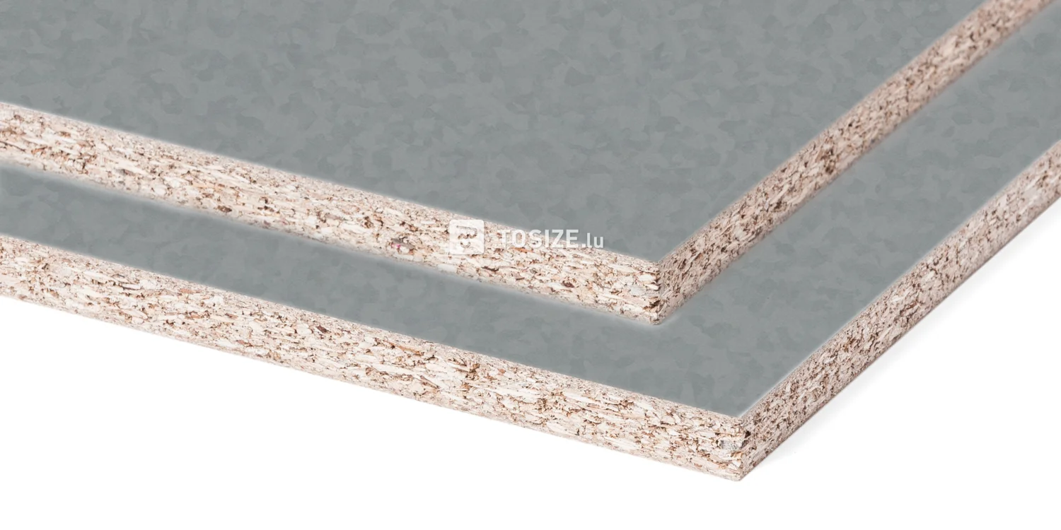 Panneau d'ameublement aggloméré F76143 SD Zinc