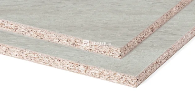 Panneau d'ameublement aggloméré R20284 NW Wilton oak white 18 mm