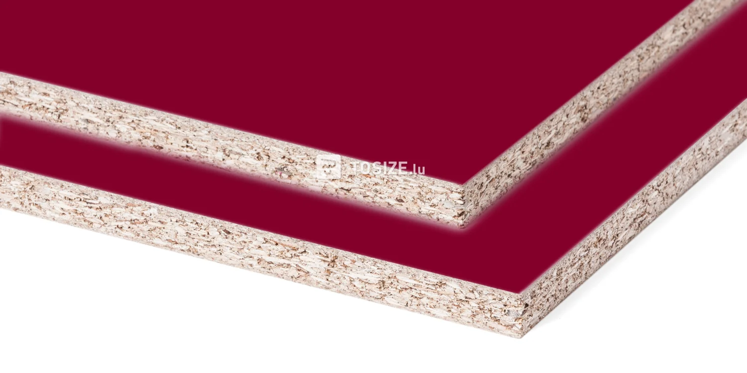 Panneau d'ameublement aggloméré U17008 SD Ruby red