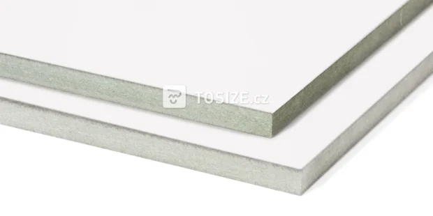 MDF Water-resistant HPL WE28 BST Everest white 10.4 mm