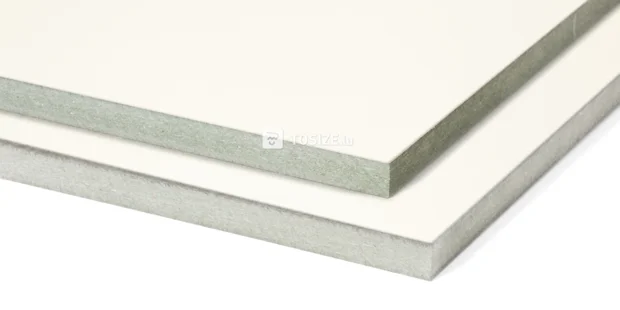 MDF Feuchtigkeitsbeständig Wasserfest HPL 025 CST Front white 10.4 mm