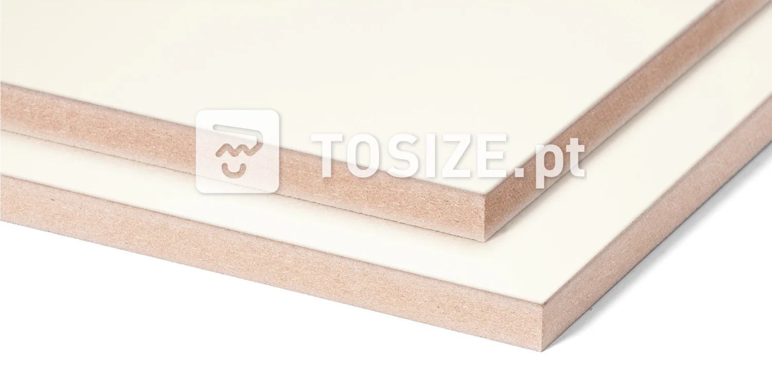 Furniture Board MDF 025 TST Front white