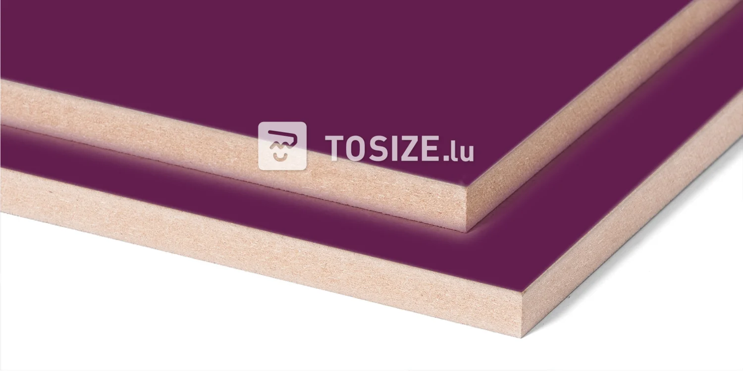 Möbelbauplatte MDF U139 BST Plum purple