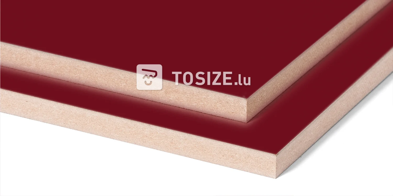 Furniture Board MDF U141 BST Evening red