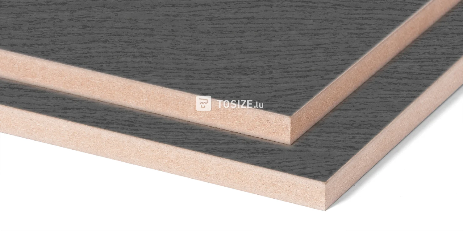 Möbelbauplatte MDF 113 W07 Elegant black