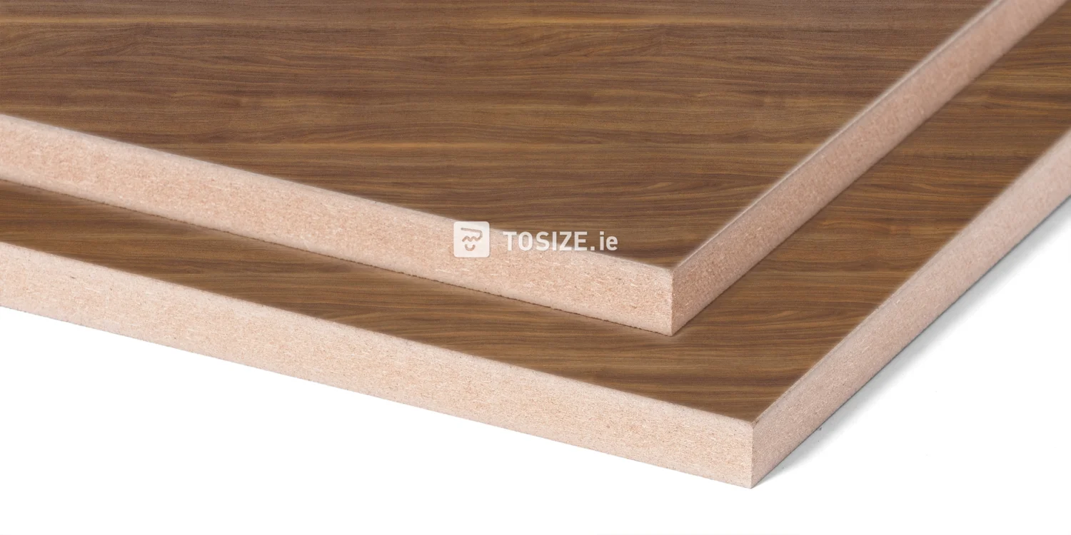 Furniture Board MDF H251 W06 Lorenzo walnut medium brown