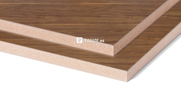 Tablero melamina  MDF H251 W06 Lorenzo walnut medium brown