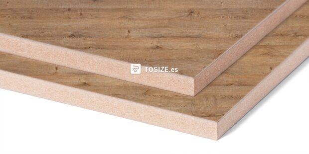 Tablero melamina  MDF H437 V8A Royal oak natural