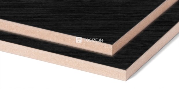 Möbelbauplatte MDF 113 V2A Elegant black