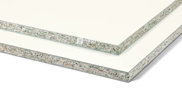 Furniture Board Chipboard V313 025 CST Front white 18 mm