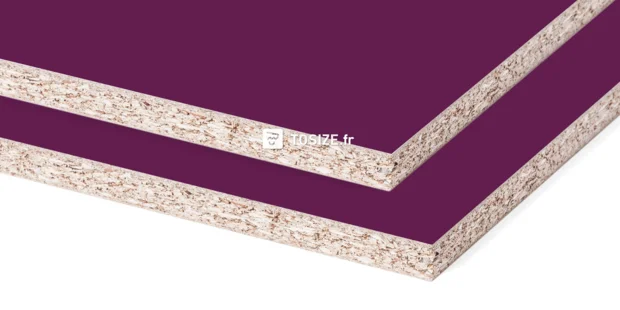 Panneau meuble d'aggloméré U139 BST Plum purple 18 mm