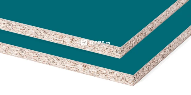 Tablero melamina de aglomerado U148 BST Teal 18 mm