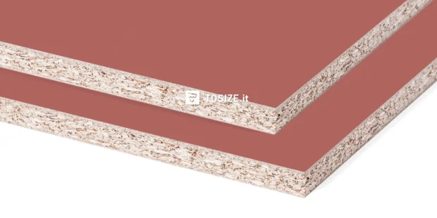 Pannello listellare truciolare U310 BST Backed brick 18 mm