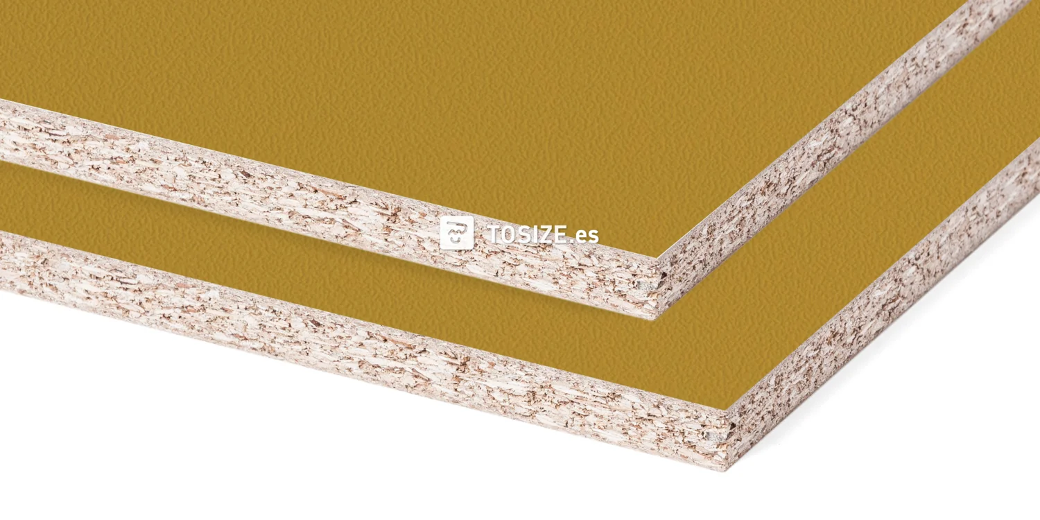 Tablero melamina de aglomerado U819 BST Mud yellow