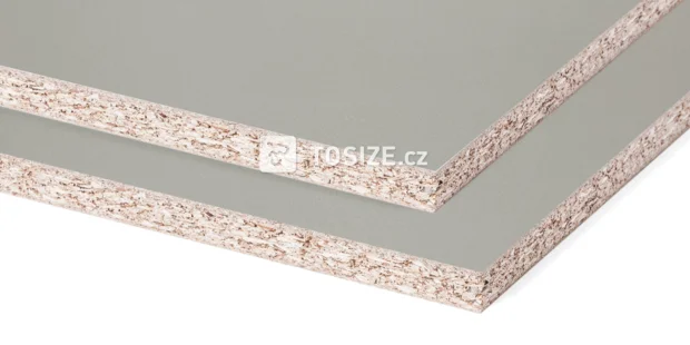 Furniture Board Chipboard 760 CST Brushed alu 18 mm