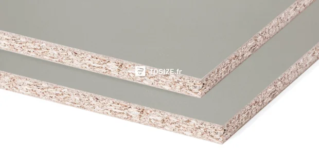 Furniture Board Chipboard 760 CST Brushed alu 18 mm