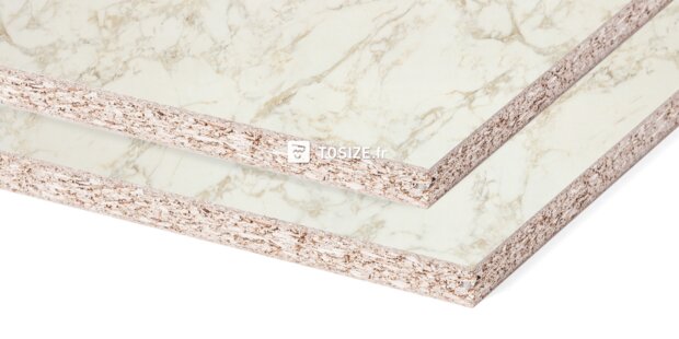 Panneau meuble d'aggloméré F253 BST Carrara creamy