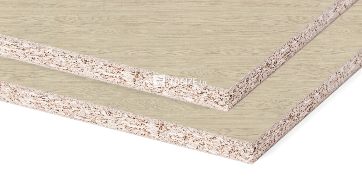 Panneau meuble d'aggloméré H267 V1A Dainty oak latte 10 mm