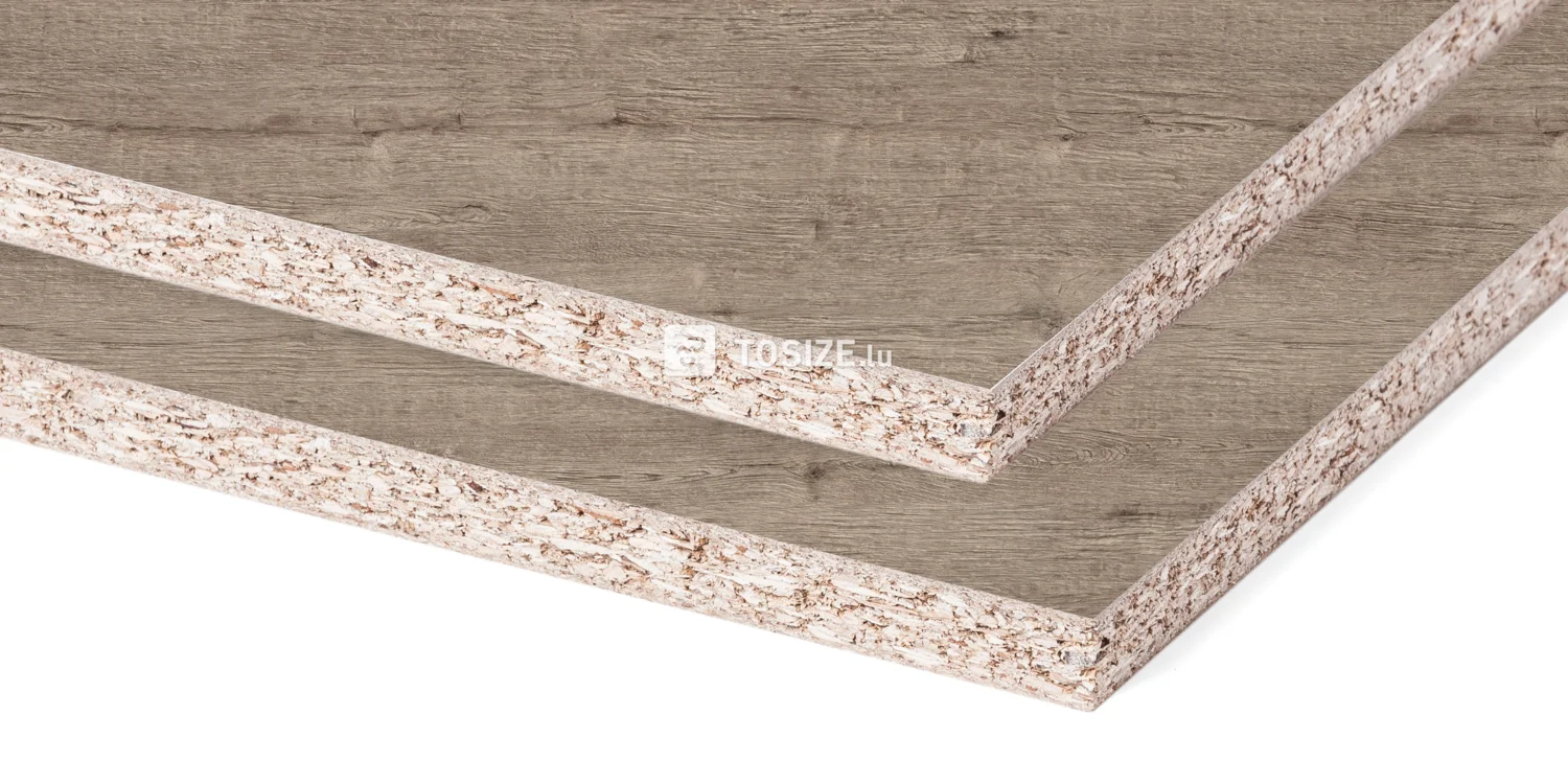Panneau meuble d'aggloméré H453 W04 Emilia oak dark grey