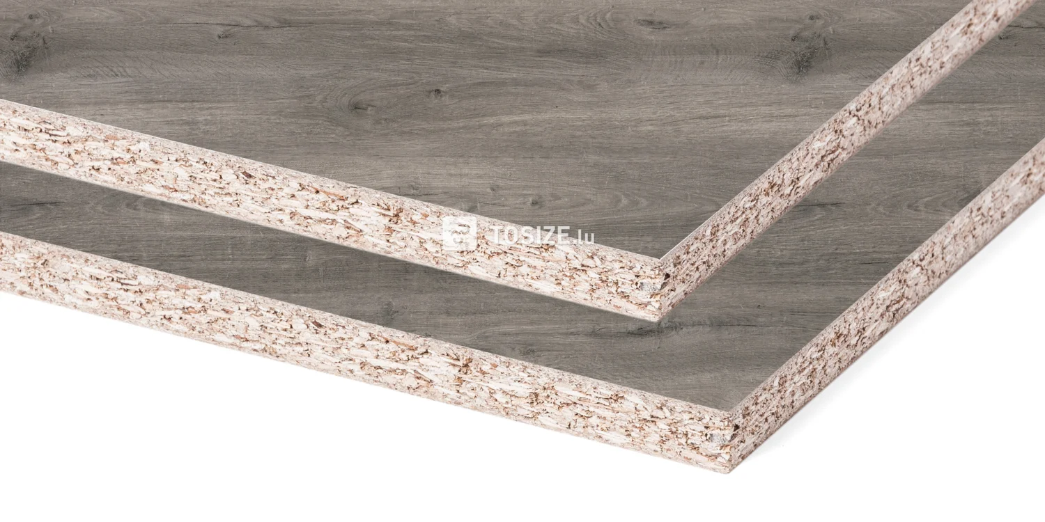 Panneau meuble d'aggloméré H783 W06 Romantic oak dark grey