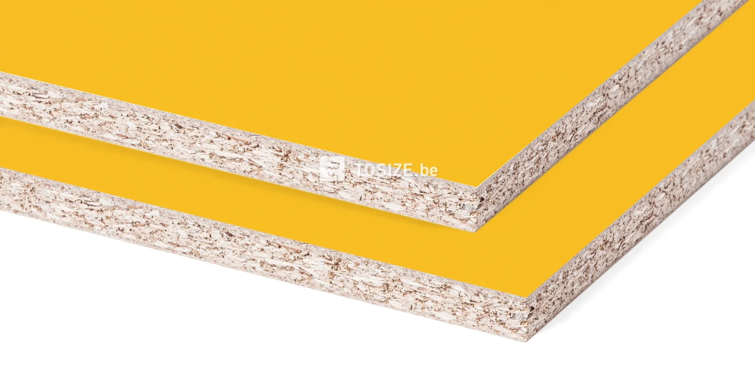 Meubelpaneel spaanplaat U135 BST Amber yellow
