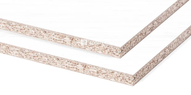 Panneau meuble d'aggloméré WE28 W07 Everest white 18 mm
