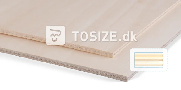 Plywood bendable long 5 mm