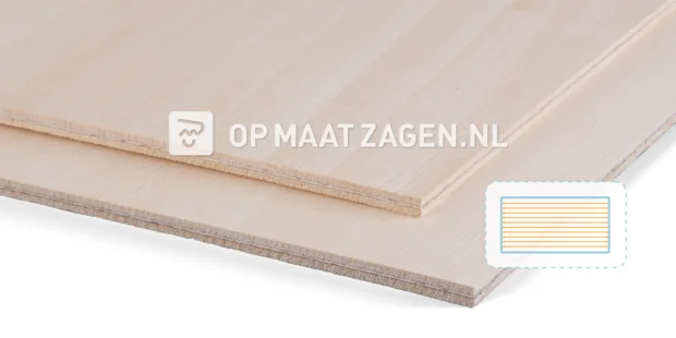 Plywood bendable long 5 mm