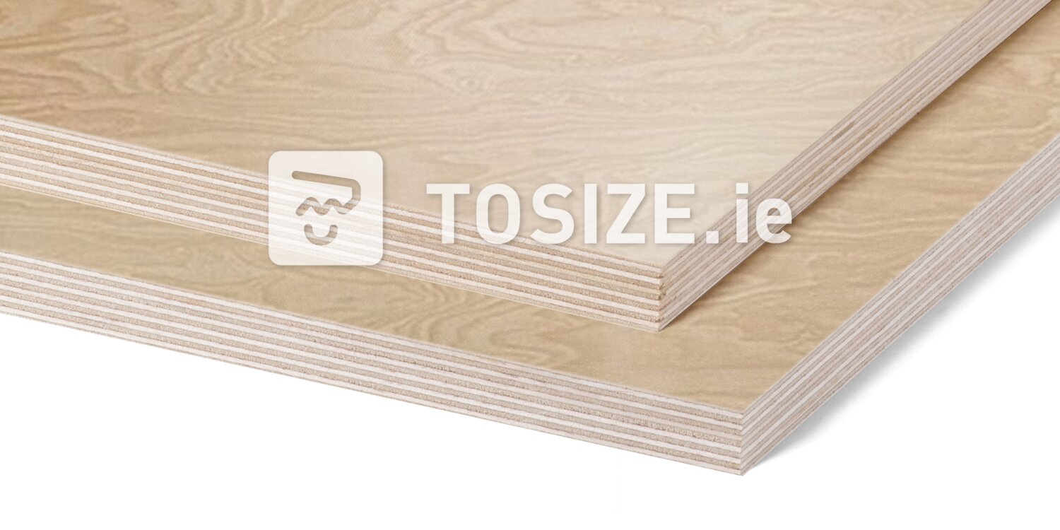 Plywood Birch Melamine cut to size TOSIZE.ie