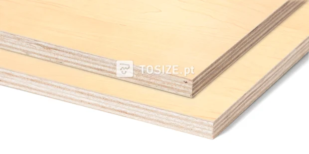 Plywood Hardwood Maple B/BB veneer lacquered 18 mm