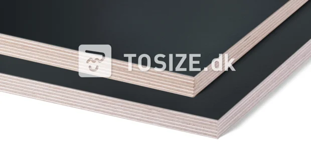 Plywood Birch HPL U12000 SD Vulcanic Black 19 mm