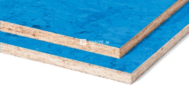OSB 3 Blue Lacquered