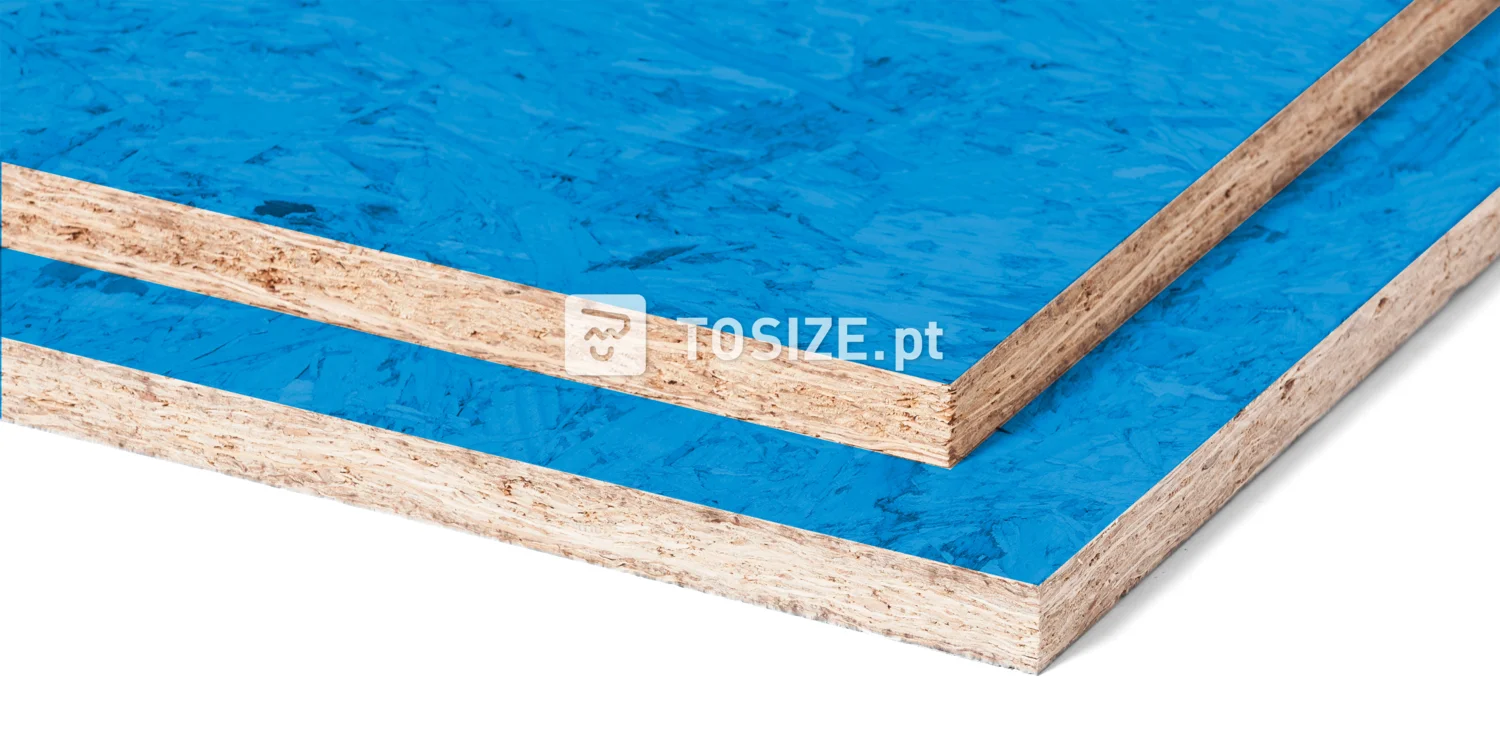 OSB 3 Blue Lacquered