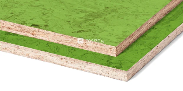 OSB 3 Green lacquered