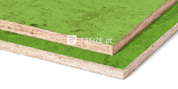 OSB 3 Green lacquered