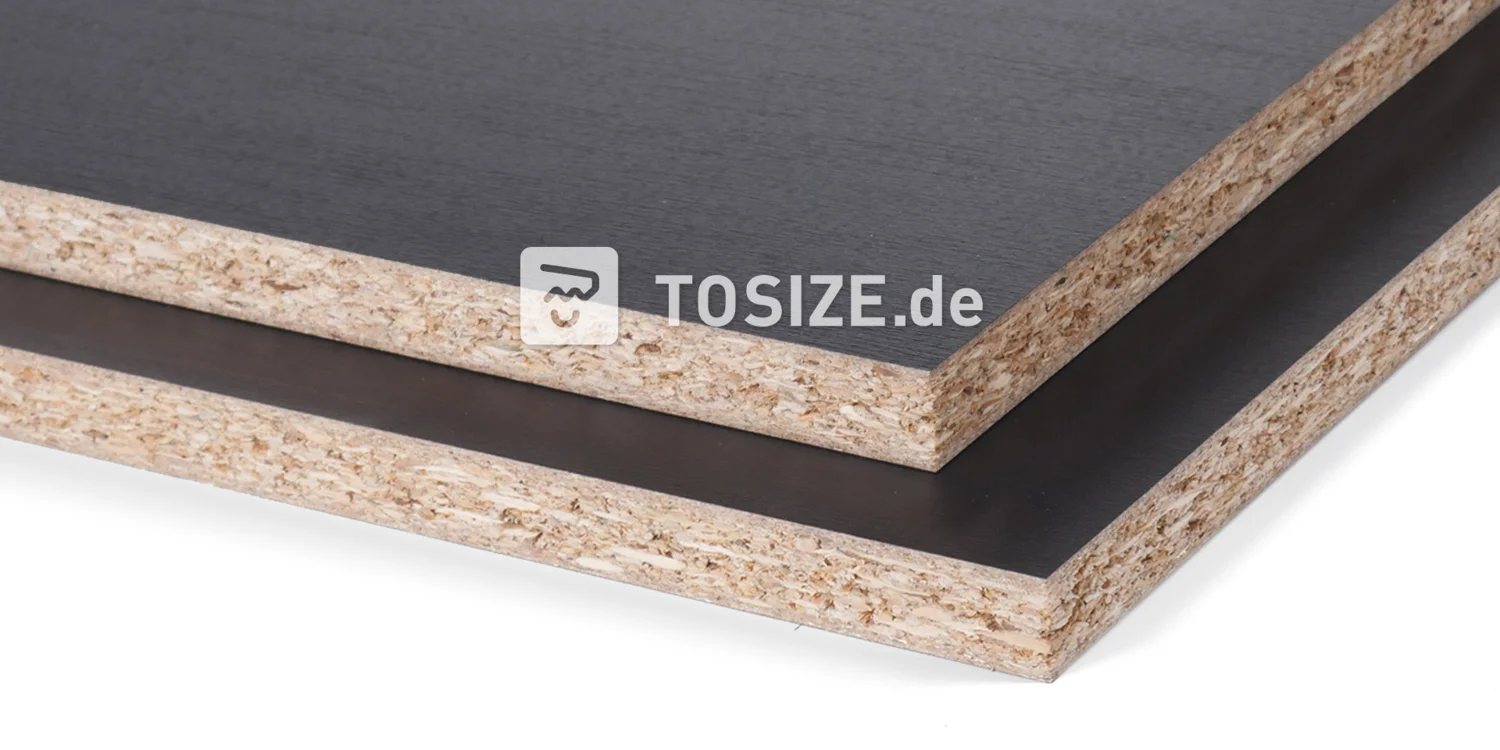 Furniture Board Chipboard 113 W06 Elegant black