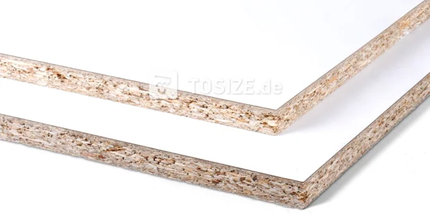 Möbelbauplatte Weiß