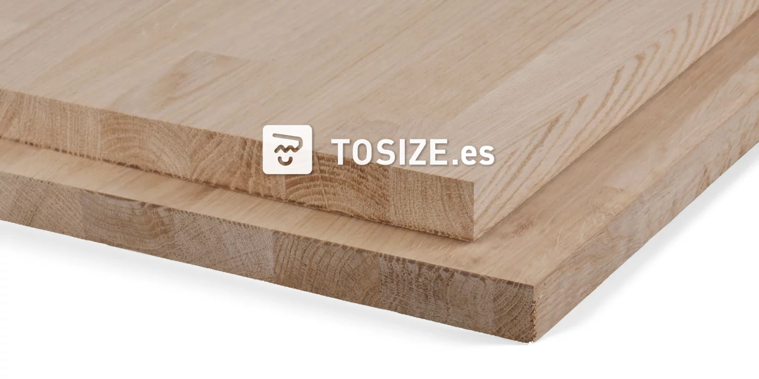 promoción Conquista completar Encargar en línea tableros macizos de madera de roble a medida - TOSIZE.es