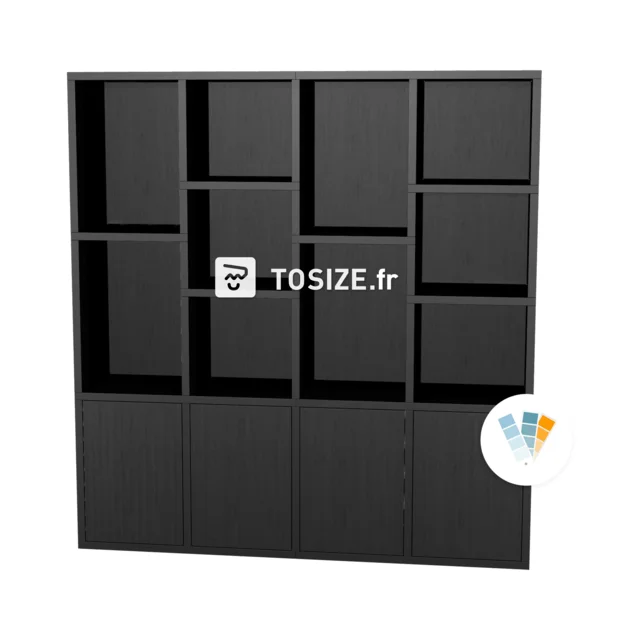 TSFC047 en panneau de meubles en chêne noir