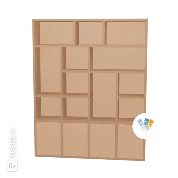 TSFC029 en MDF naturel