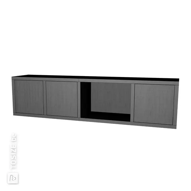 TSFC023 in black oak furniture board