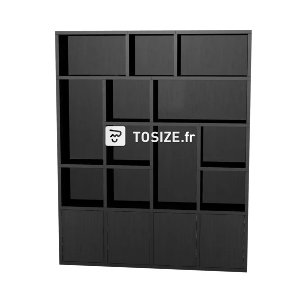TSFC011 en panneau de meubles en chêne noir