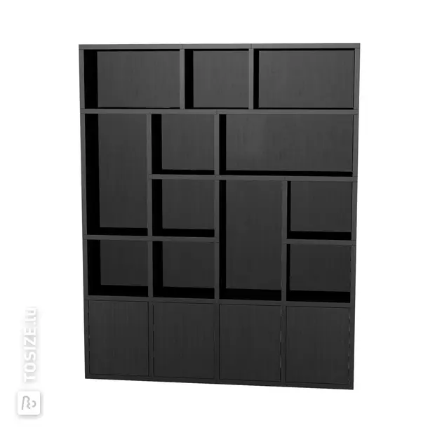 TSFC011 en panneau de meubles en chêne noir