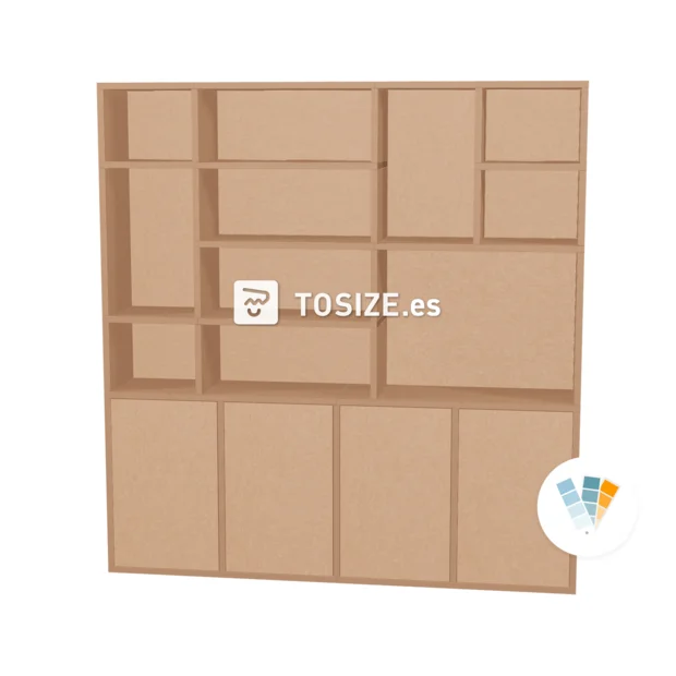 TSFC010 en MDF natural