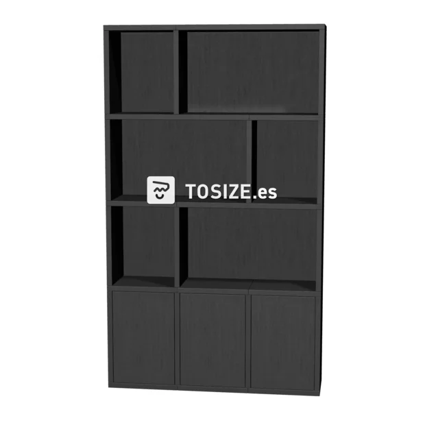 TSFC005 en panel mueble roble negro