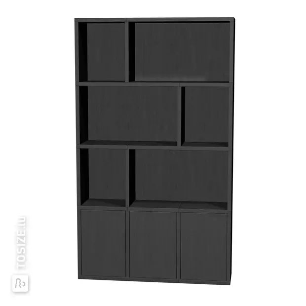 TSFC005 en panneau de meubles en chêne noir