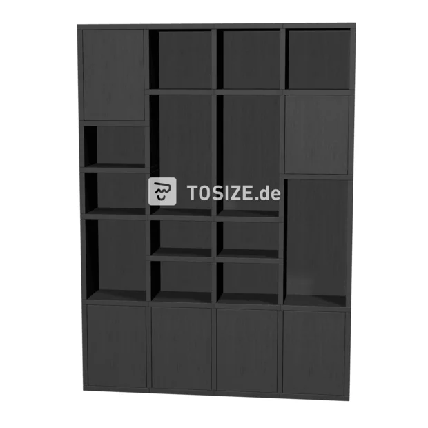 TSFC007 in schwarzer Eiche Möbelplatte